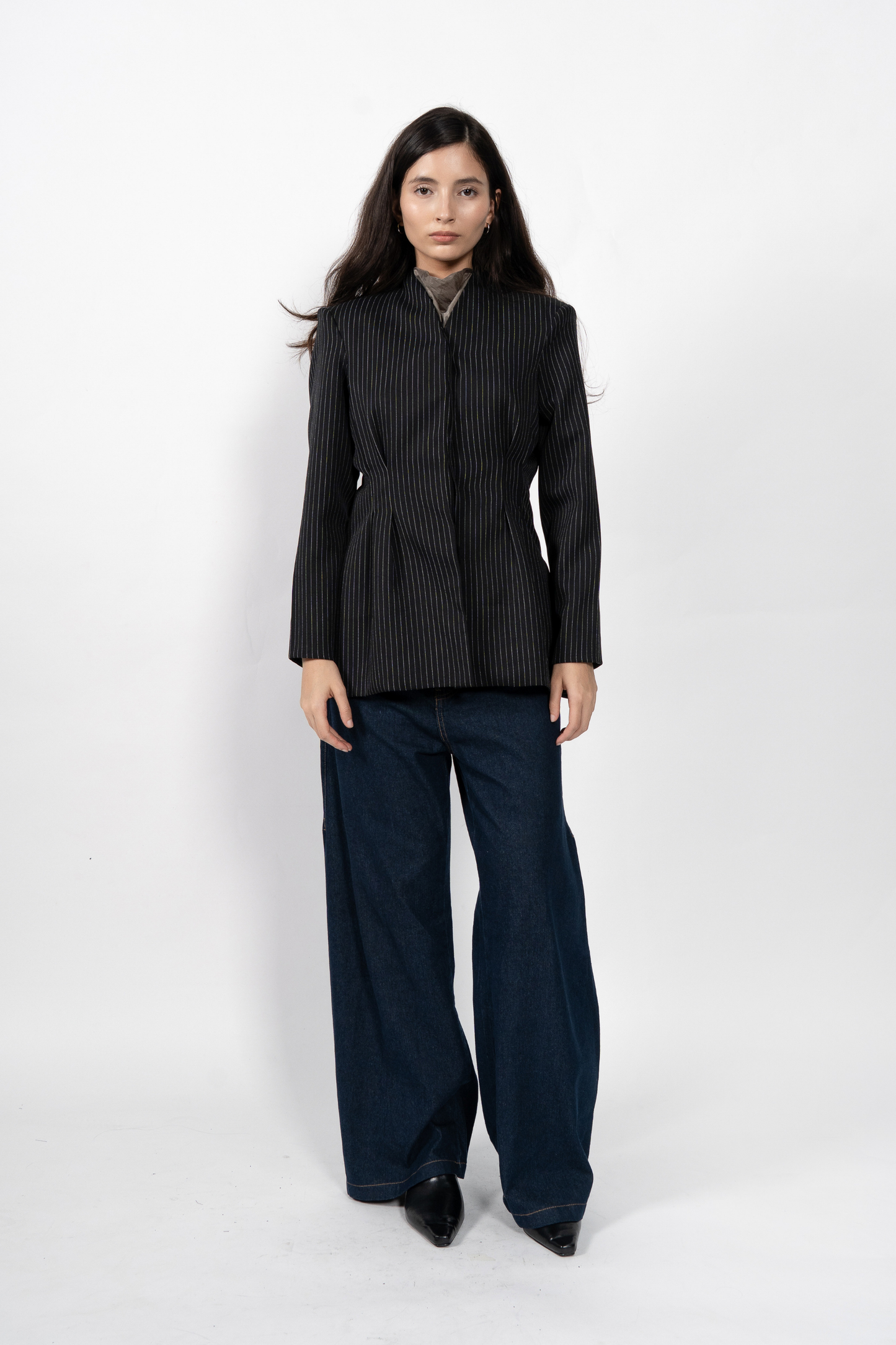 Trudy Top - Black Stripes