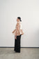 Adena Top - Embellished Champagne