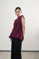 Malvi Top - Maroon