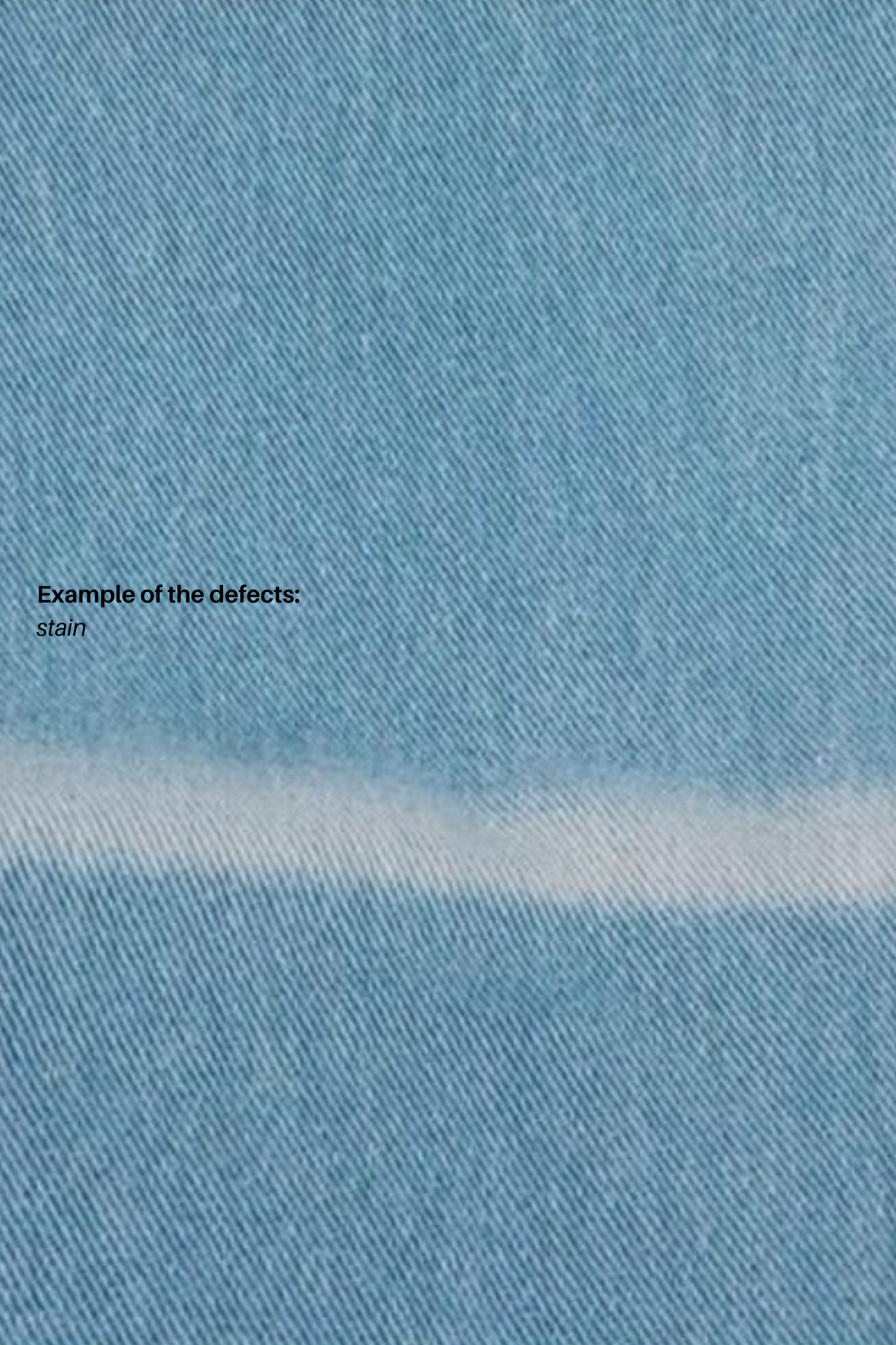 MAJOR DEFECT SALE Straight Leg Jeans - Light Blue