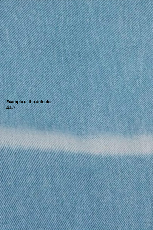 MAJOR DEFECT SALE Ankle Length Jeans - Light Blue