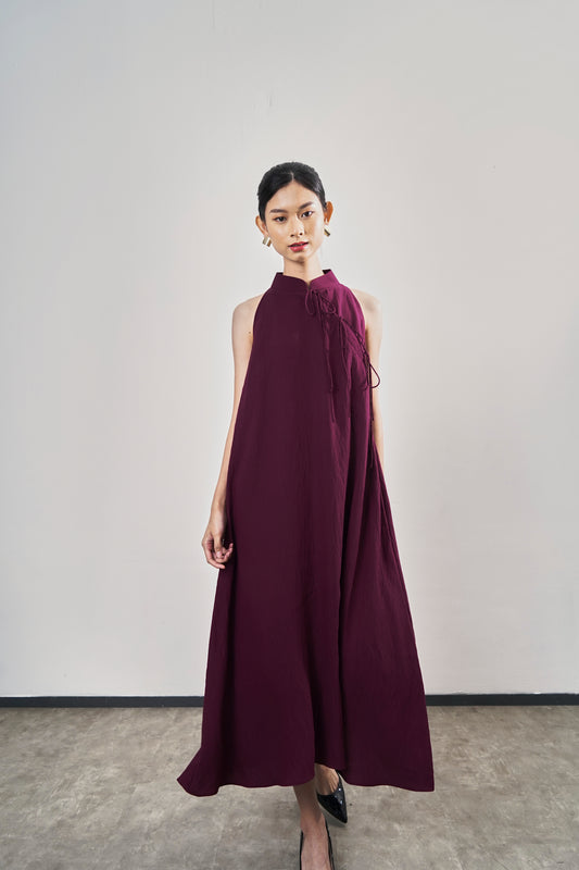 Yin Dress - Maroon