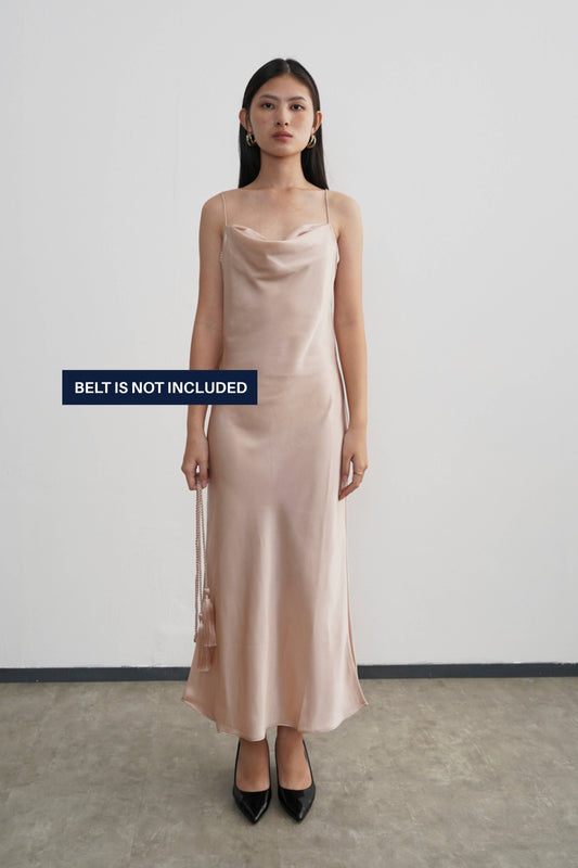 DEFECT SALE Scarlette Dress - Champagne