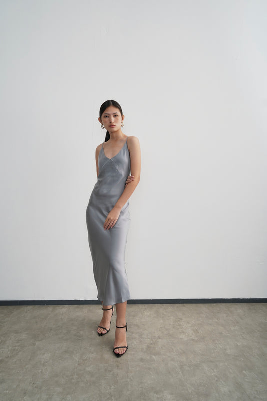 Slip Dress - Ash Grey