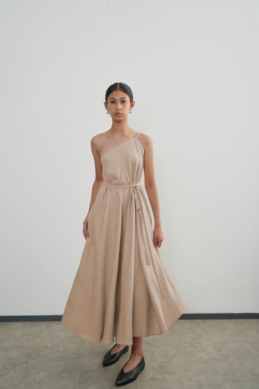 Afner Dress - Beige