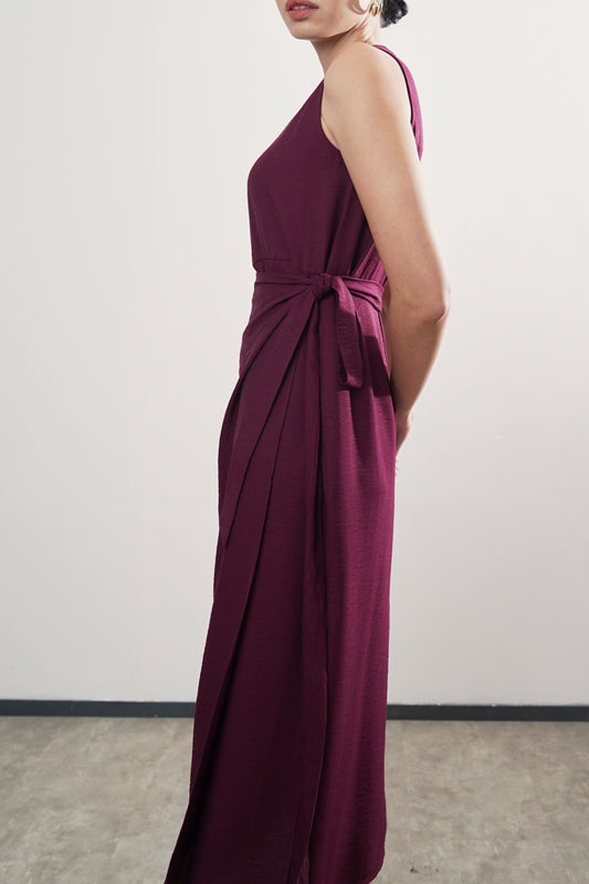 Babba Dress - Maroon