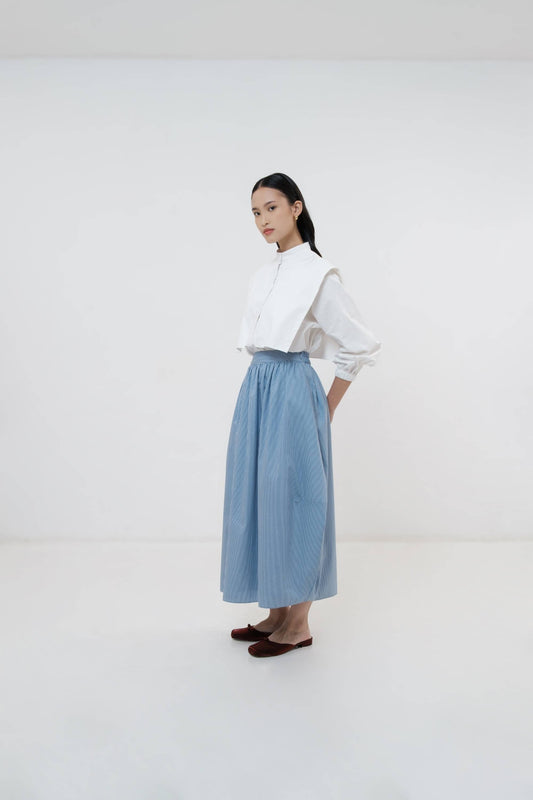 Merde Skirt - Blue Stripes