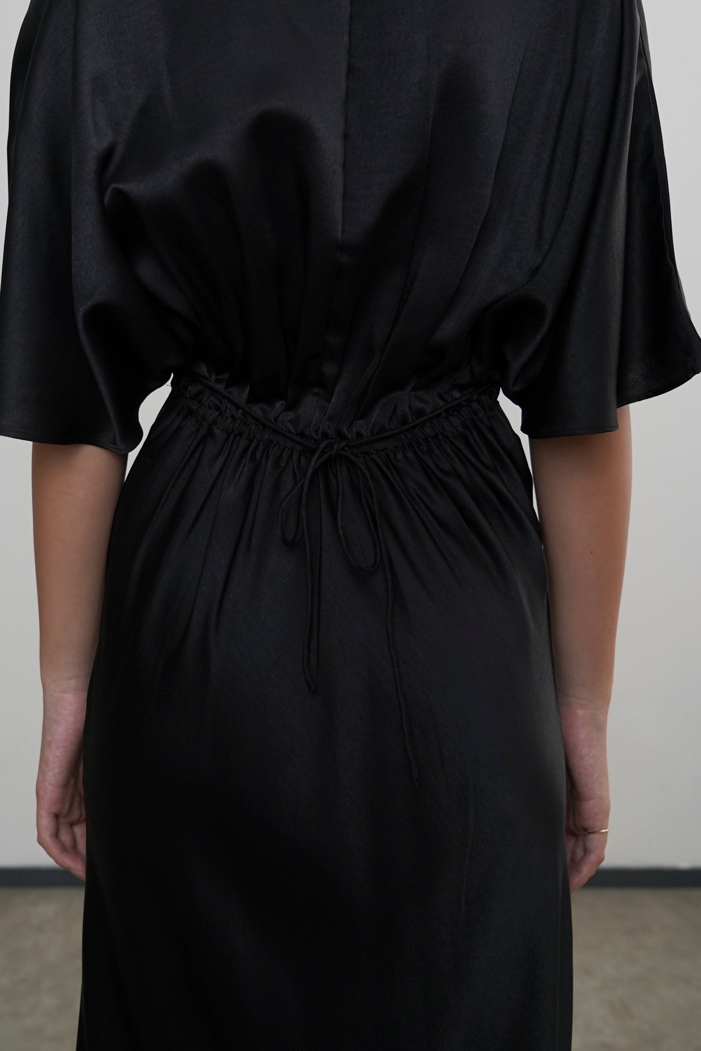 Midi-Length Lily Dress - Black