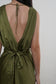 Neva Dress - Moss Green