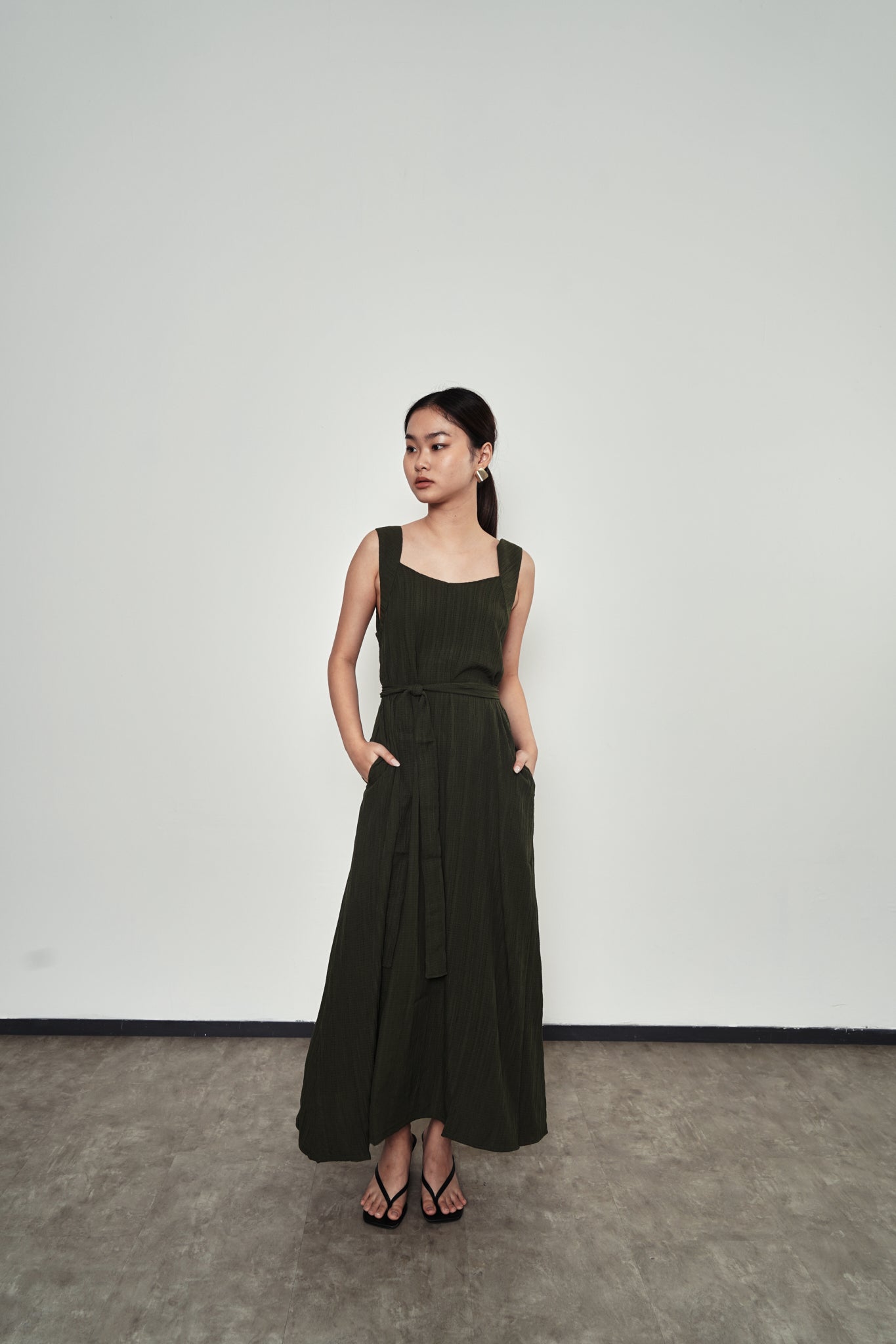 Clover Dress - Dark Green