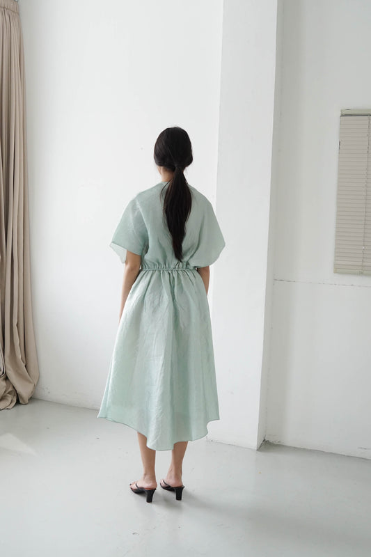 Giko Textured Dress - Mint