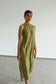 Odette Dress - Moss Green