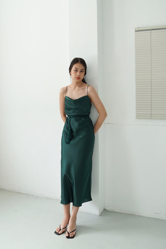 Scarlette Dress - Emerald Green