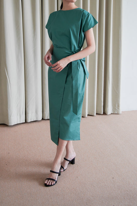 Akina Dress - Green Pine