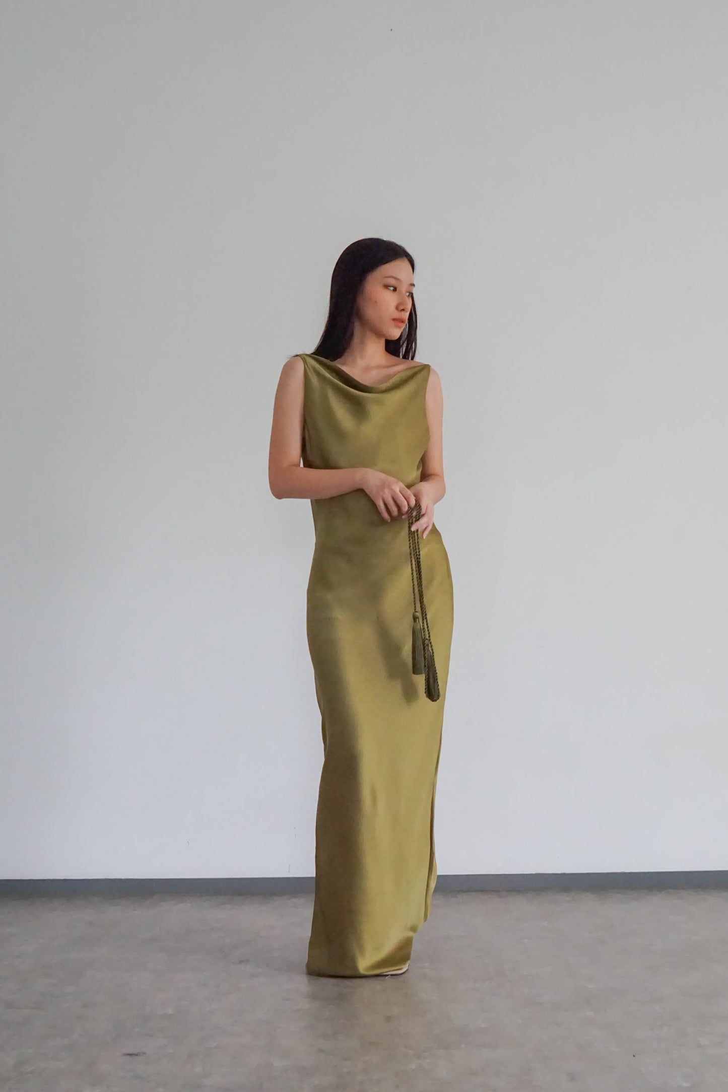 Esme Dress - Olive Green