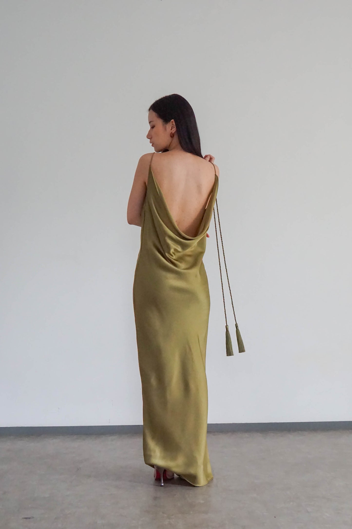 Esme Dress - Olive Green