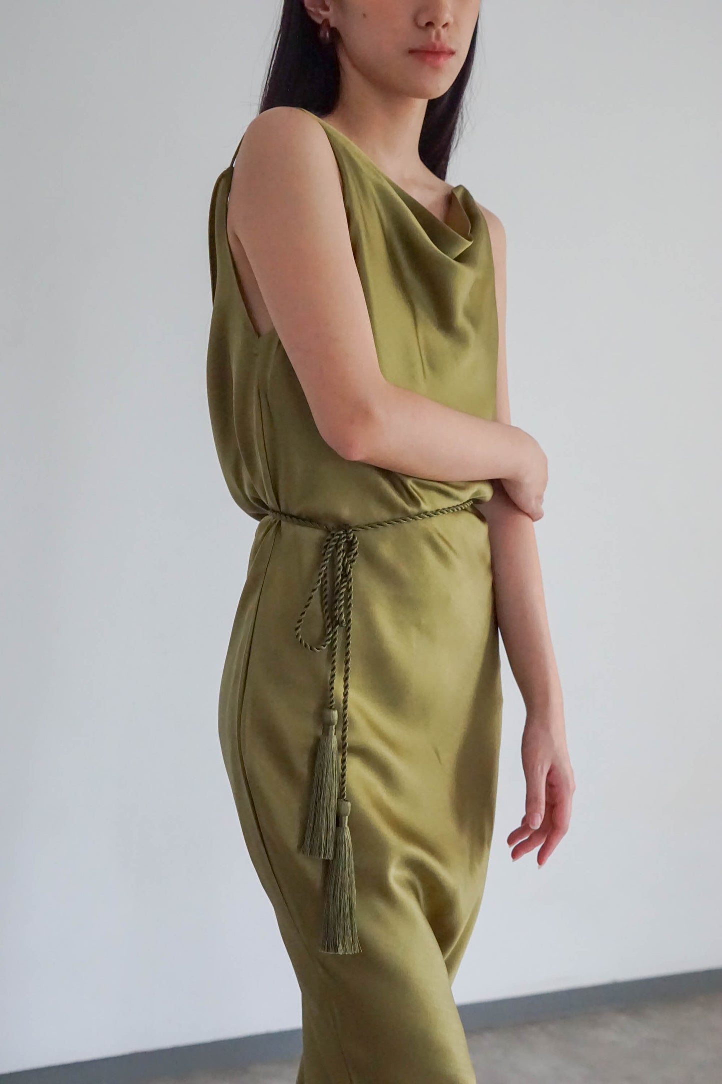 Esme Dress - Olive Green