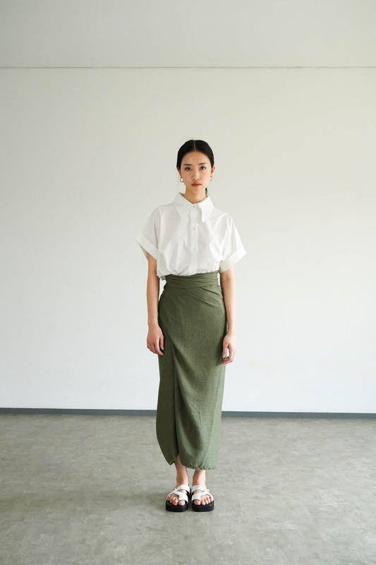 Moon Skirt - Moss Green