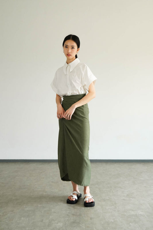 Moon Skirt - Moss Green