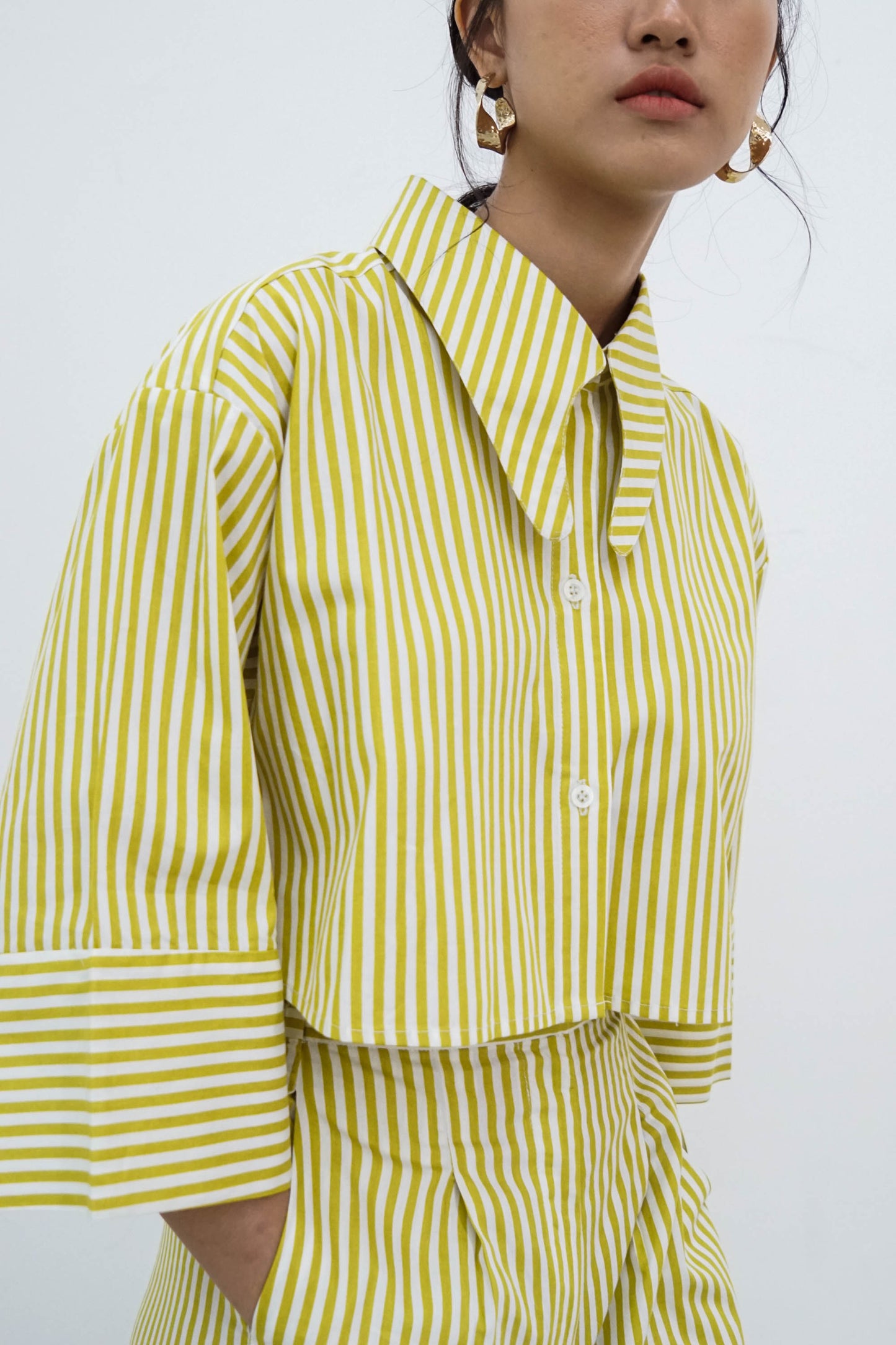 Namara Shirt - Yellow Stripes
