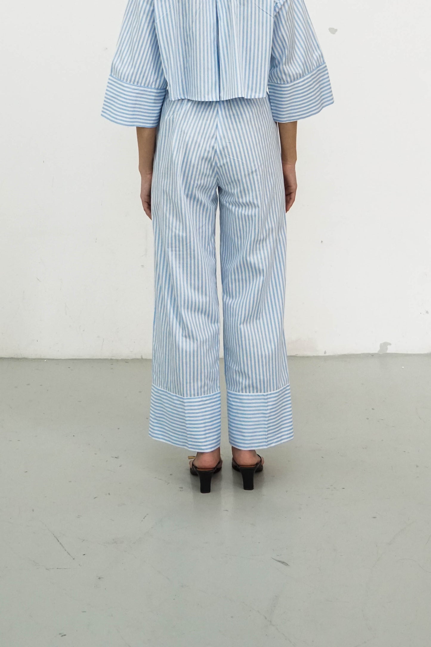 Millie Pants - Blue Stripes