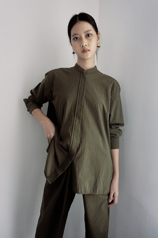 Blouse 104 - Moss Green