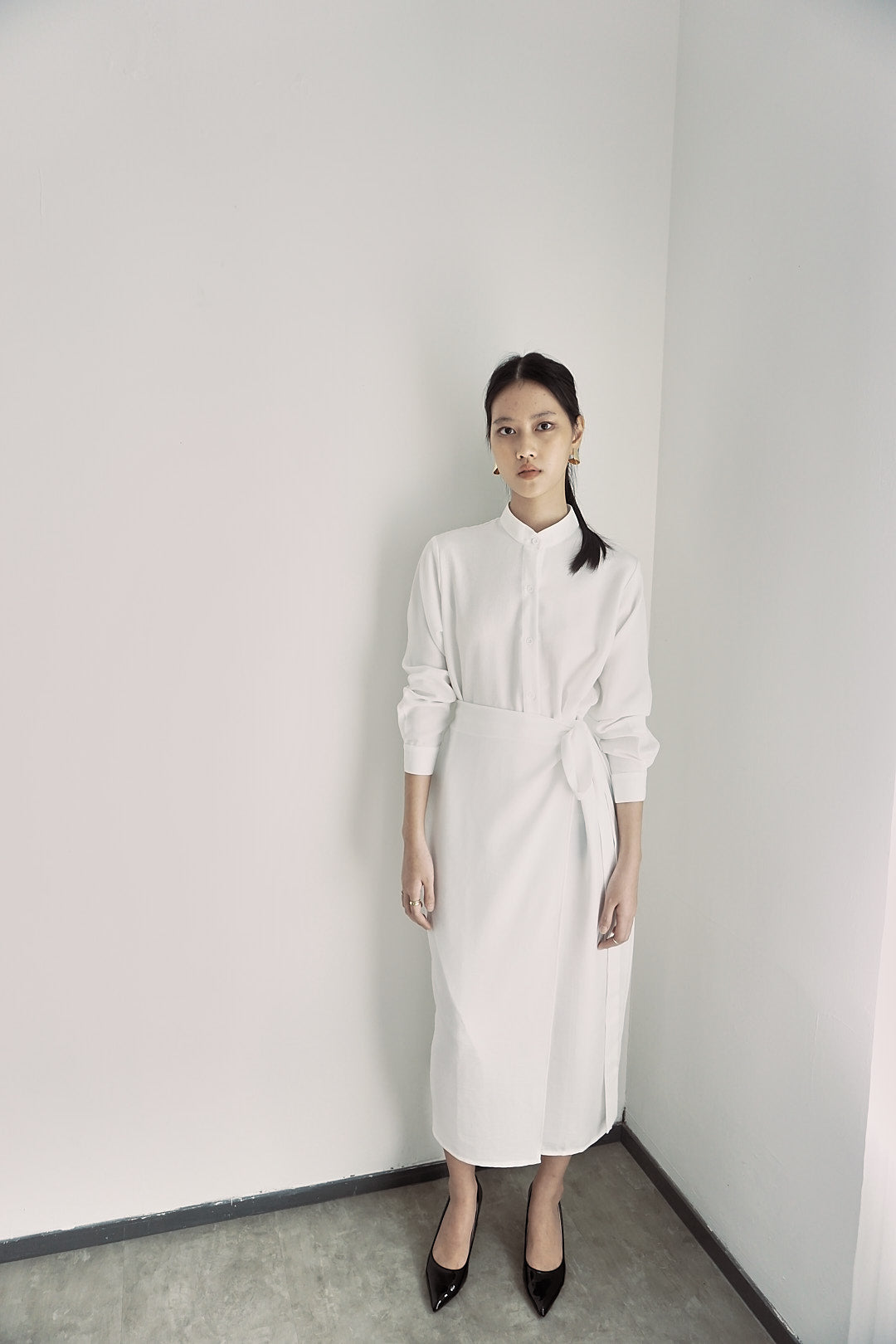Sada Linen Dress - Broken White