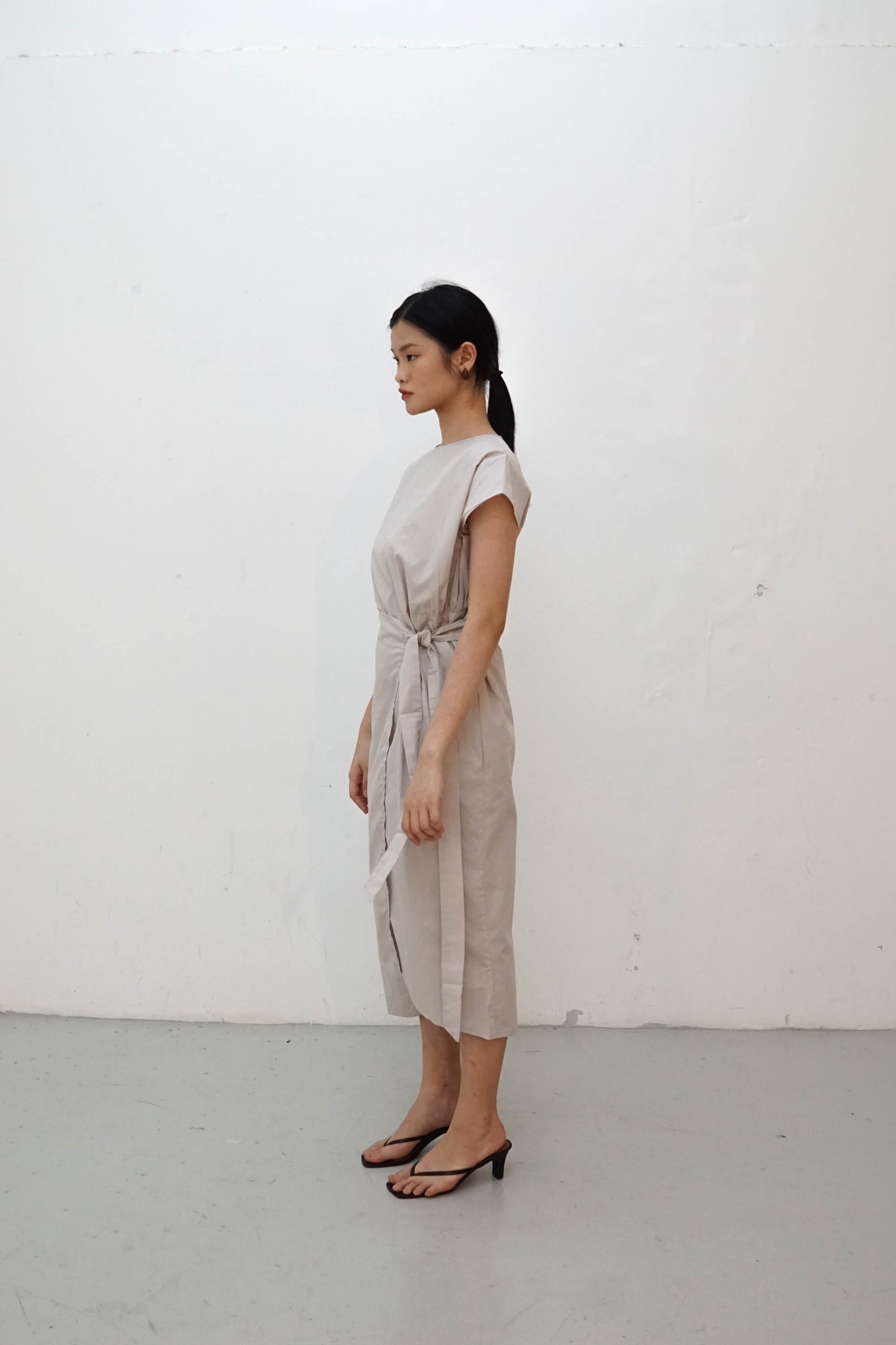 Akina Dress - Light Grey