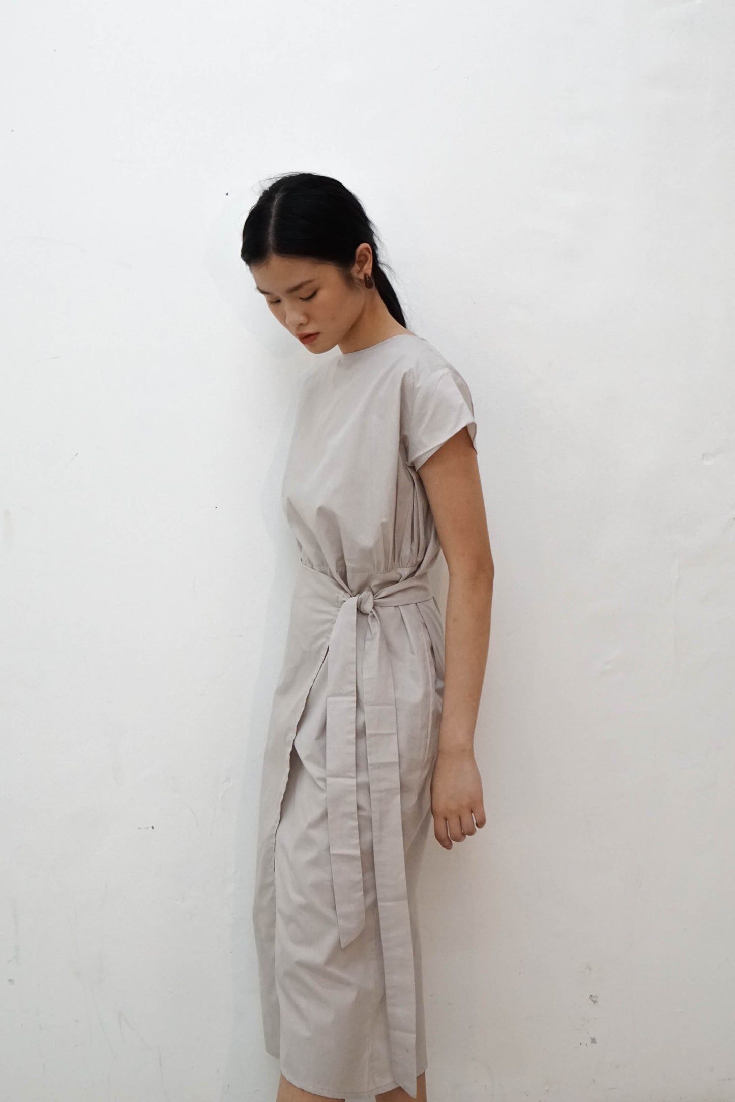 Akina Dress - Light Grey