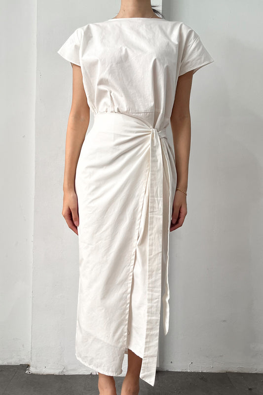Akina Dress - Broken White