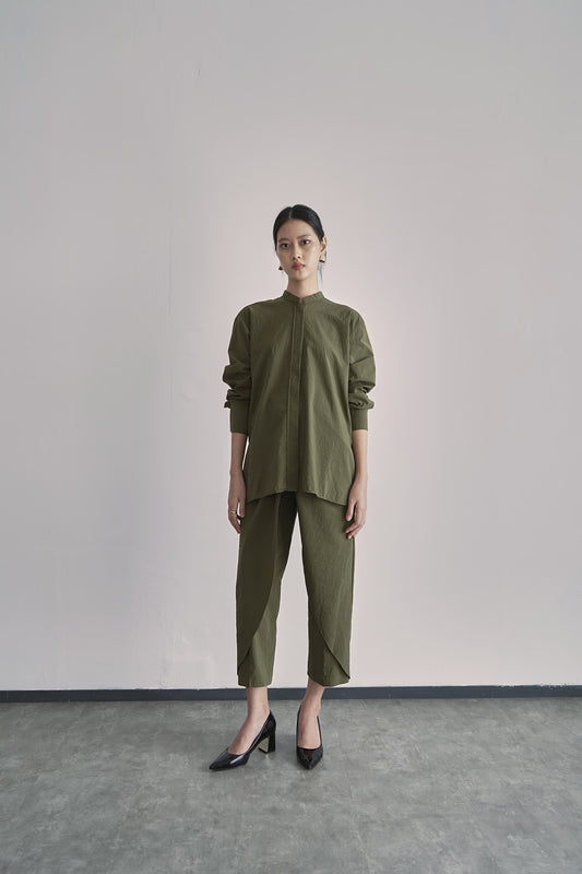 Blouse 104 - Moss Green
