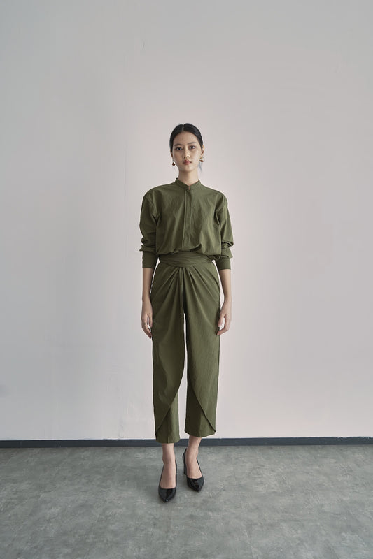 Kyara Pants - Moss Green