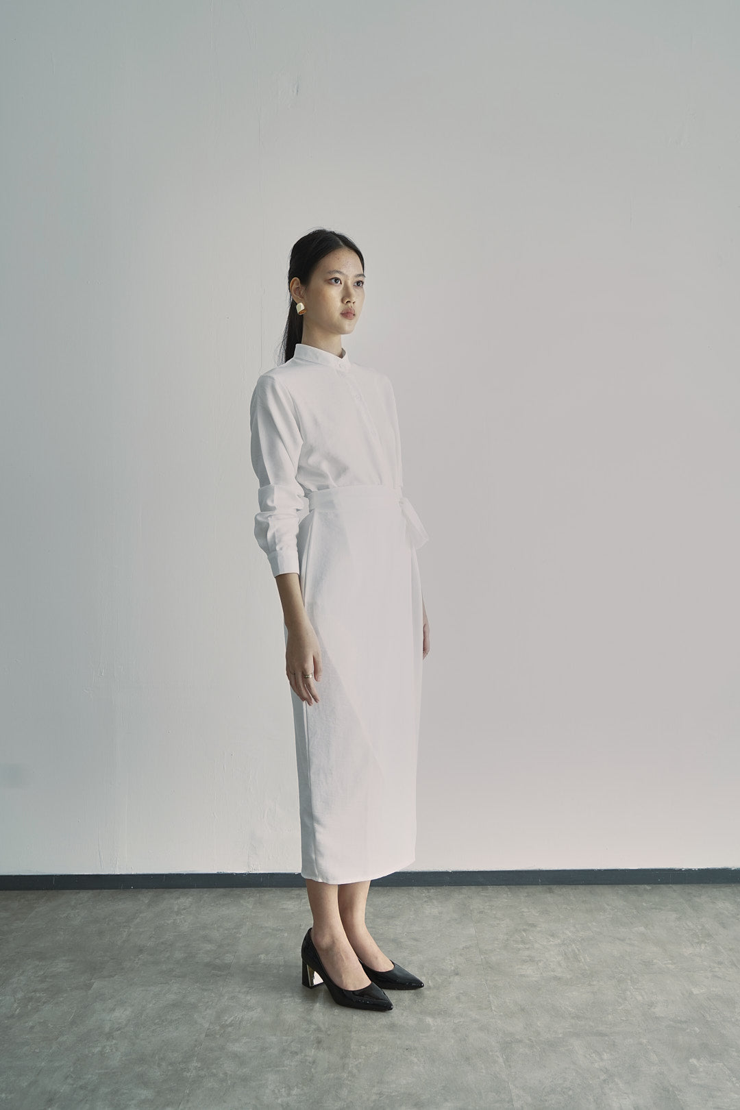 Sada Linen Dress - Broken White