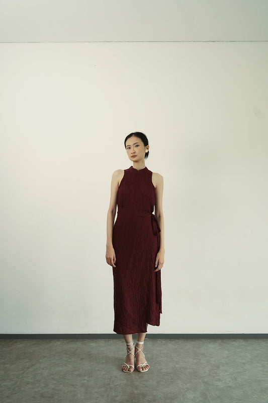 Ming Dress- Maroon