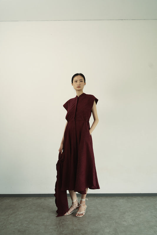 Lee Dress - Maroon