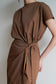 Akina Dress - Brown